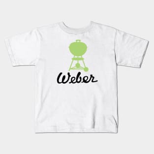 Grill Giants Weber Classic Vintage Avocado Kettle Kids T-Shirt